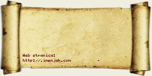 Jasmina Anđelković vizit kartica